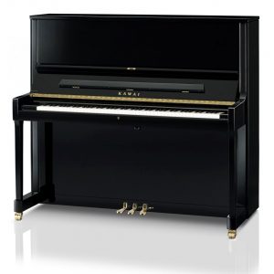 K-600 Polished Ebony Upright Piano Houston