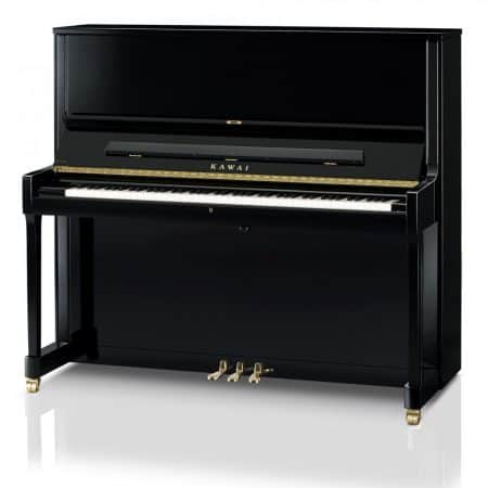 K-600 Polished Ebony Upright Piano Houston